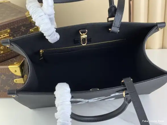 Rep ladies VUITTON ONTHEGO LOUIS MM-35*27*14cm 0629